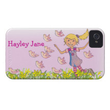 Live life blonde girl pink iphone4S barely case iPhone 4 Cases