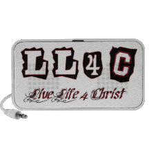 Live life for Christ Notebook Speakers