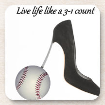 Live life like a 3-1 count beverage coasters