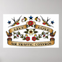 Live Love Air Traffic Control Print