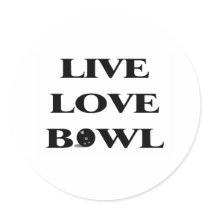 Live Love Bowl Stickers