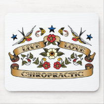 Live Love Chiropractic Mouse Pads