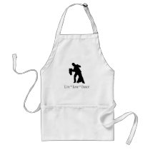 Live, Love, Dance - Ballroom Couple Apron