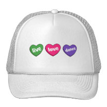 live love dance trucker hats