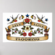 Live Love Flooring Poster