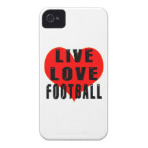 Live Love Football iPhone 4 Cover