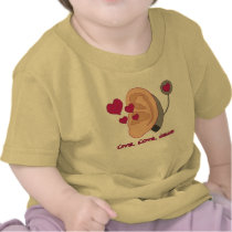 Live, Love, Hear Baby T T-shirt