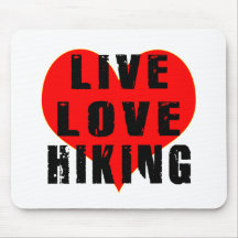 Live Love Hiking Mousepad
