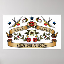 Live Love Insurance Print