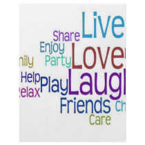 Live Love Laugh Flyer