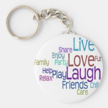 Live Love Laugh Keychain
