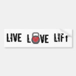 Live.Love.Lift Autocollants Pour Voiture
