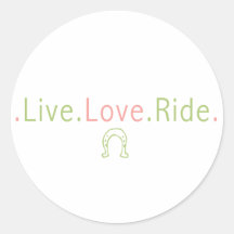 Live Love Ride Sticker
