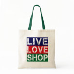 LIVE LOVE SHOP CANVAS BAGS