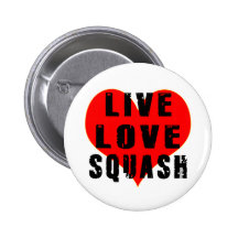 Live Love Squash Pins