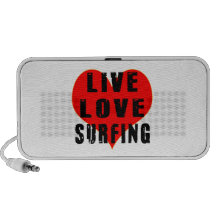 Live Love Surfing iPhone Speaker