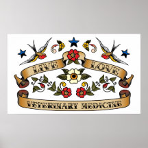 Live Love Veterinary Medicine Print