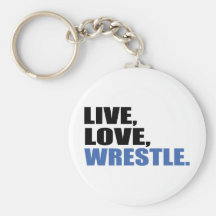 Live Love Wrestle Schlüsselanhänger