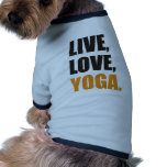 Live, Love, Yoga Haustiershirts