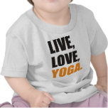 Live, Love, Yoga T Shirts