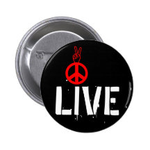 Live Peace - Strawberry Fields NYC Pins