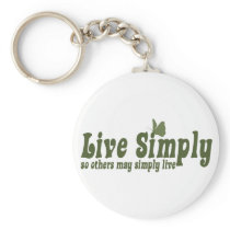 Live Simply Keychain