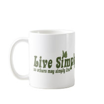 Live Simply Coffee Mugs