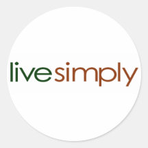 Live Simply Sticker