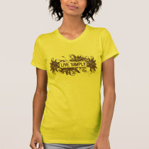 Live simply t-shirts
