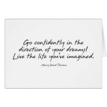 Live the life you've imagined cards