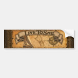 Live To Sail Bumper Stickers