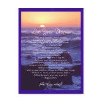 Live Your Dreams Postcard