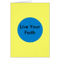 Live Your Faith The MUSEUM Zazzle Gifts Card