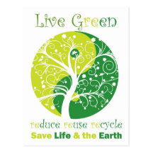 LiveGreen - Ying Yang Postcards