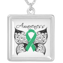 Liver Cancer Awareness Tattoo Butterfly Custom Jewelry