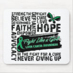 Liver Cancer Collage - Fight Like a Girl Mouse Pads
