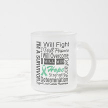 Liver Cancer Fight Persevere Overcome Win Mug