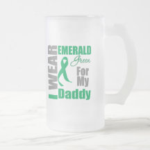Liver Cancer I Wear Emerald Green Daddy Coffee Mug
