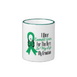 Liver Cancer Ribbon Hero My Grandson Coffee Mug