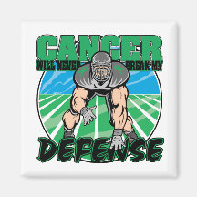 Liver Cancer Will Never Break My Defence Refrigerator Magnets