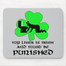 Liver must be punished mouse pads