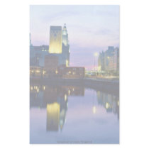 Liverpool at night, England Stationery Design