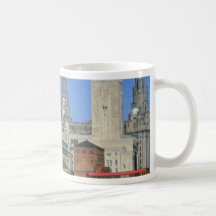 Liverpool city skyline, England, U.K. Mug