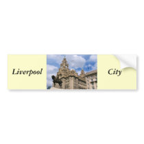 Liverpool - Liver Building Bumper Stickers