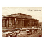 Liverpool, St George's Hall Post Card