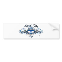 Livin la vie d'Isreal autocollants pour voiture