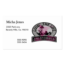 Livin The California Life Business Cards