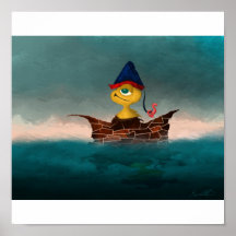 Living at Sea Print