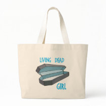 Living Dead Girl Coffin Canvas Bags