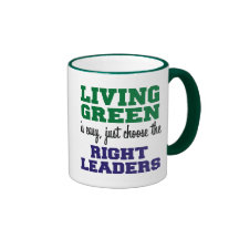Living Green is Easy Coffee Mug